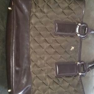 Quilted Burberry tote